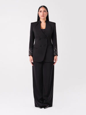 Tailleur Noir – SIGNATURE ÉCLAT