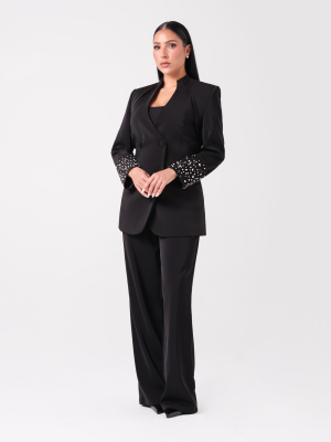 Tailleur Noir – SIGNATURE ÉCLAT