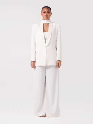 Tailleur Pureté perlé – AMIAH