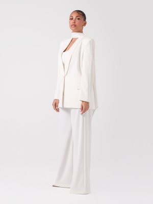 Tailleur Pureté perlé – AMIAH